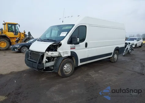 2021 Ram Promaster 3500 Cargo Van High Roof 159 Wb Ext from USA, damaged, VIN 3C6MRVJG9ME557977